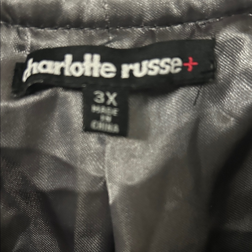 Charlotte Russe Plus Size Gray Jacket - Picture 4 of 7
